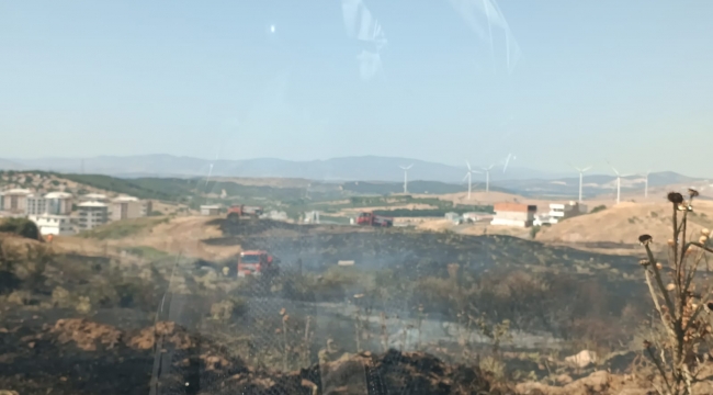 Aliağa'da çıkan yangın kontrol altına alınarak söndürüldü 